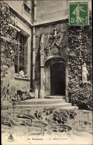 Ak Pontoise Val d'Oise, Das Tavet-Museum