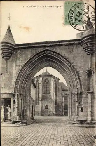 Ak Corbeil Essonne, Le Cloitre St-Spire