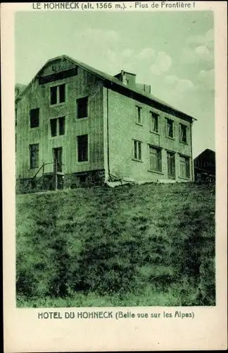 Ak Le Hohneck Lothringen Vogesen, Hotel du Hohneck
