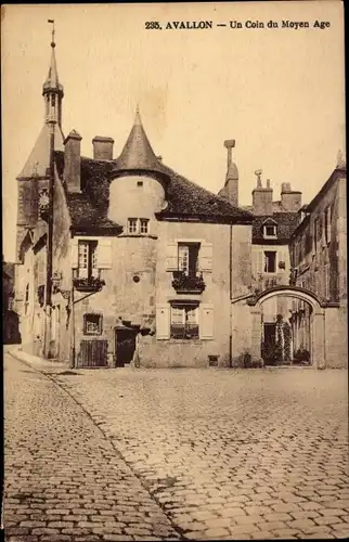 Ak Avallon Yonne, Mittelalter