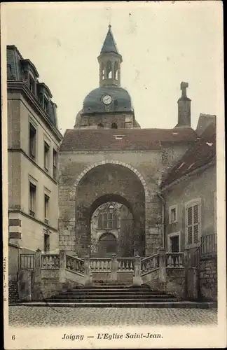 Ak Joigny Yonne, Kirche Saint-Jean