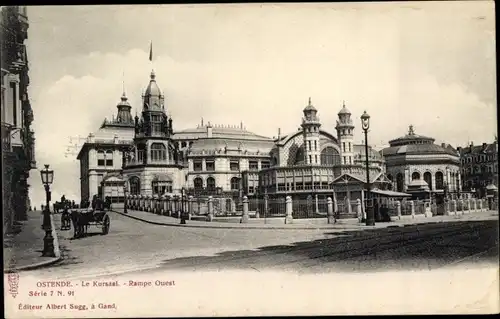 Ak Oostende Ostende Westflandern, Der Kursaal