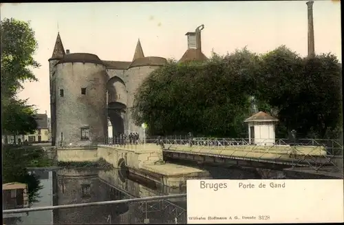 Ak Brügge Brügge Flandern Westflandern, Porte de Gent