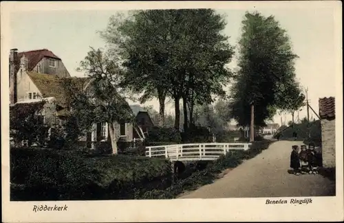 Ak Ridderkerk Südholland Niederlande, Beneden Ringdijk