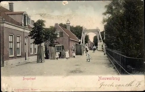 Ak Nieuwerbrug Südholland, Brugstraat