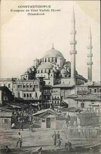 Ak Konstantinopel Istanbul Türkei, Mosquée de Yéni Validé Djami, Moschee