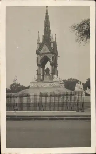 Ak London City England, Albert Memorial