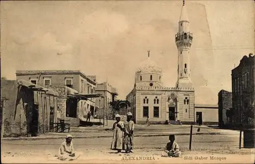Ak Alexandria, Ägypten, Sidi Gaber Moschee