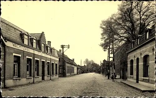 Ak Meerle Hoogstraten Hoogstraeten Flandern Antwerpen, Dorfpartie, Wachtzaal