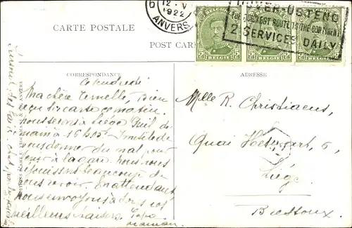 Ak DR Kongo Zaire, Belgische Seefahrtsgesellschaft, Ein Markt