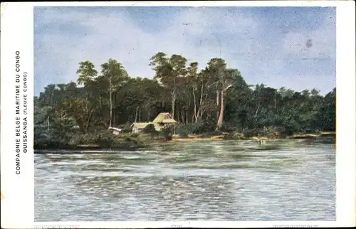Ak RD Congo Zaire, Belgische Seefahrtsgesellschaft, Guissanga