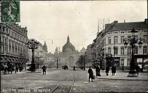 Ak Antwerpen Flandern, Avenue de Keyser
