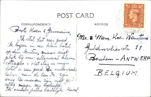 Ak Sunbury on Thames Surrey England, Teilansicht