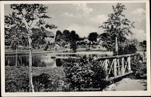 Ak Ohrdruf in Thüringen, Marschlerpark