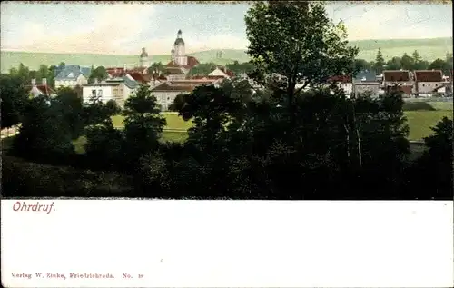 Ak Ohrdruf in Thüringen, Teilansicht