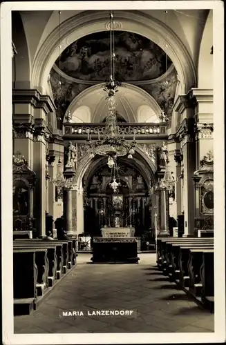 Ak Maria Lanzendorf Niederösterreich, Kircheninneres