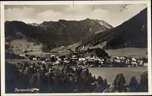 Ak Ruhpolding in Oberbayern, Ortsansicht