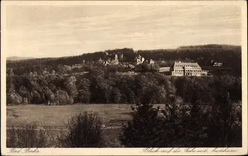 Ak Bad Berka in Thüringen, Blick auf die Trebe mit Ärzteheim