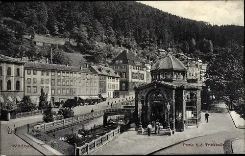 Ak Bad Wildbad im Schwarzwald, Trinkhalle