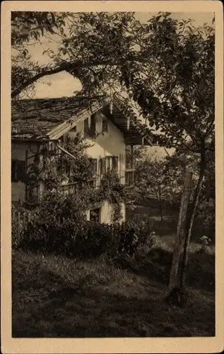 Ak Frauenchiemsee Fraueninsel Chiemsee Oberbayern, Binderhäusel