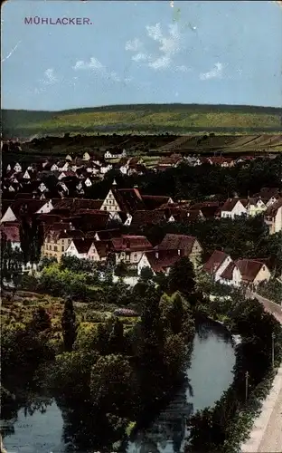 Ak Mühlacker im Enzkreis, Ortsansicht