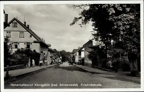 Ak Königsfeld im Schwarzwald Baden, Friedrichstraße