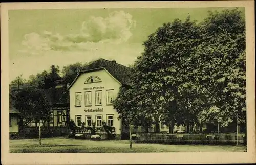 Ak Tambach Dietharz im Thüringer Wald, Hotel Schützenhof, Bes. F. Ziegler