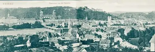 Klapp Ak Passau in Niederbayern, Panorama