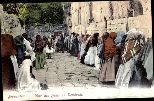 Ak Jerusalem Israel, Klagemauer
