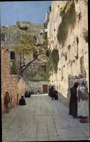Ak Jerusalem Israel, Klagemauer