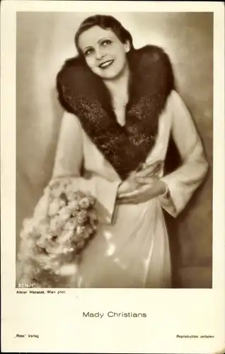Ak Mady Christians, Schauspielerin, Ross Verlag 5216 / 1