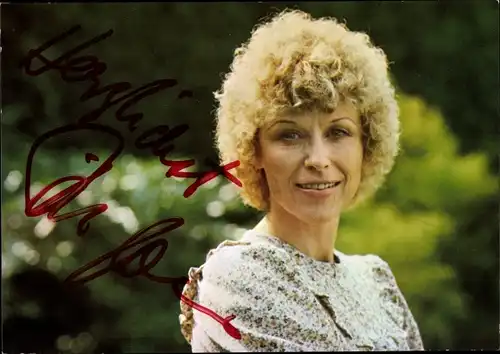 Ak Schauspielerin Bibi Johns, Portrait, Autogramm