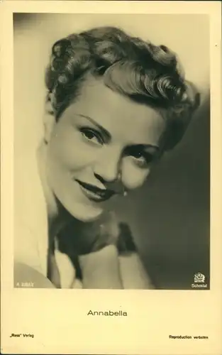 Ak Schauspielerin Annabella, Portrait