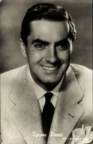 Ak Schauspieler Tyrone Power, Portrait