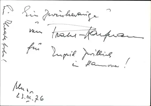 Ak Schauspieler Kaufmann, Portrait, Autogramm