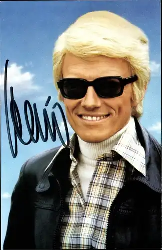 Ak Sänger Heino, Portrait, Autogramm
