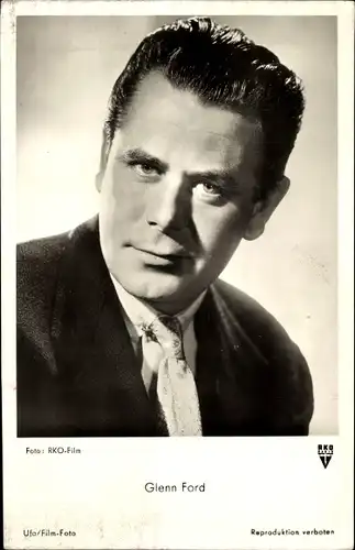 Ak Schauspieler Glenn Ford, Portrait