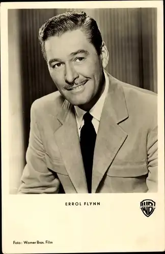 Ak Schauspieler Errol Flynn, Portrait, Film Der Held von Burma