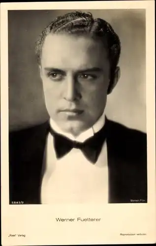 Ak Schauspieler Werner Fuetterer, Portrait
