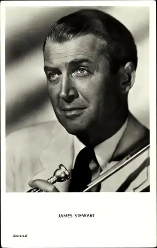 Ak Schauspieler James Stewart, Portrait