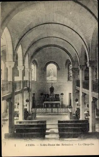 Ak Athis Essonne, Notre Dame des Retraites, La Chapelle