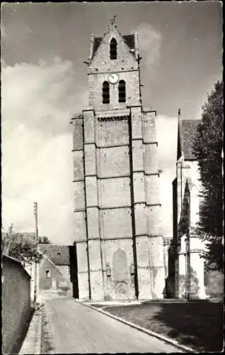 Ak Etampes Essonne, Kirche Saint Martin, La Tour penchee
