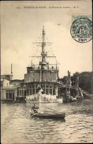 Ak Enghien les Bains Val d'Oise, La Pointe du Casino