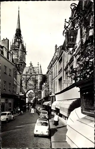 Ak Auxerre Yonne, Der Uhrturm oder Gaillarde-Turm