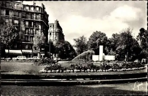 Ak Clichy sous Bois Seine Saint Denis, Place de la République