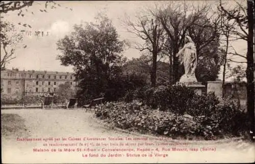 Ak Issy les Moulineaux Hauts de Seine, Maison de la Mère Saint-Aflred, Rue Minard