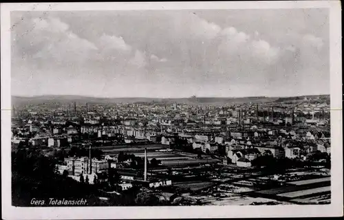 Ak Gera in Thüringen, Totalansicht