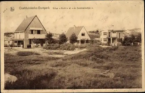 Ak Oostduinkerke Koksijde Westflandern, Villen, Zandmannetjes