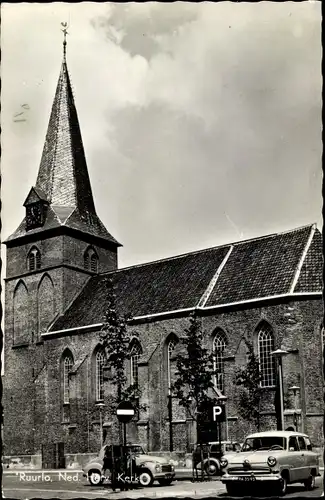 Ak Ruurlo Gelderland, Niederlande. Rev. Kirche