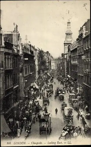 Ak London City England, Cheapside
